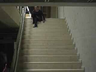 Bajando escaleras