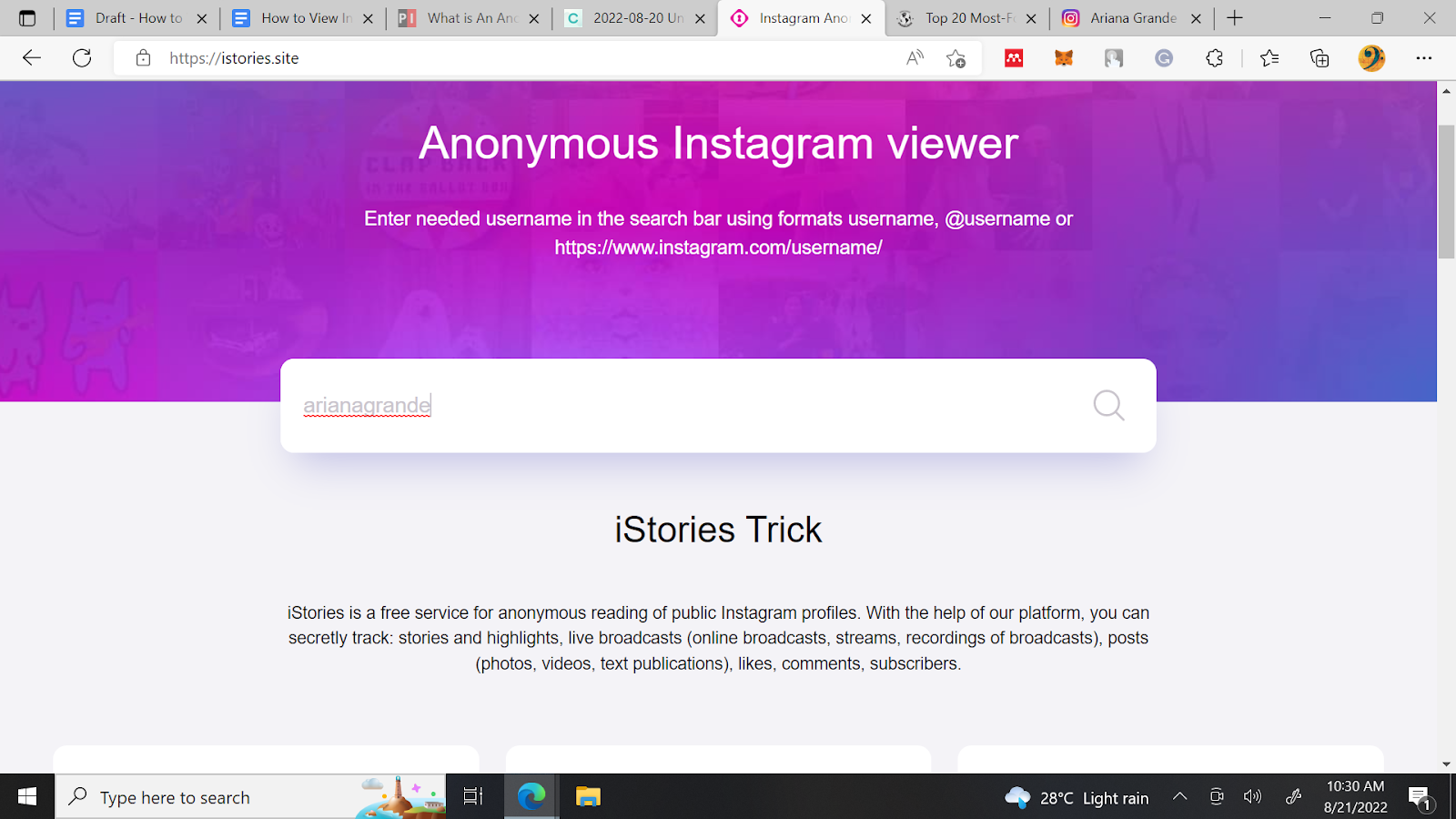 Geek insider, geekinsider, geekinsider. Com,, how to view instagram stories, highlights, posts, and reels anonymously, internet