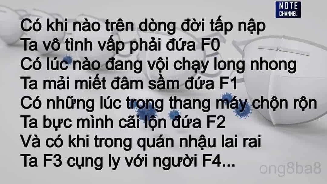 CÓ KHI NÀO TRÊN ĐƯỜNG ĐỜI TẤP NẬP, TA VÔ TÌNH ĐỤNG PHẢI F0