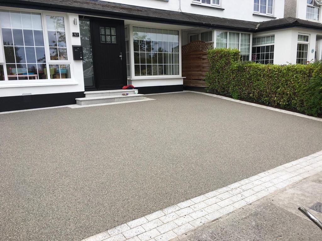 Parking Driveway With Permeable Paving