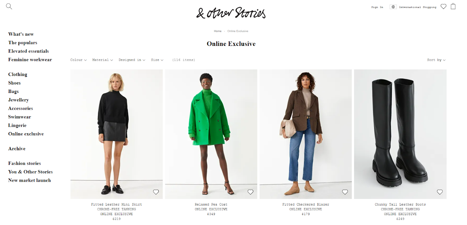 & Other Stories - Create your own fashion story - Online shop
