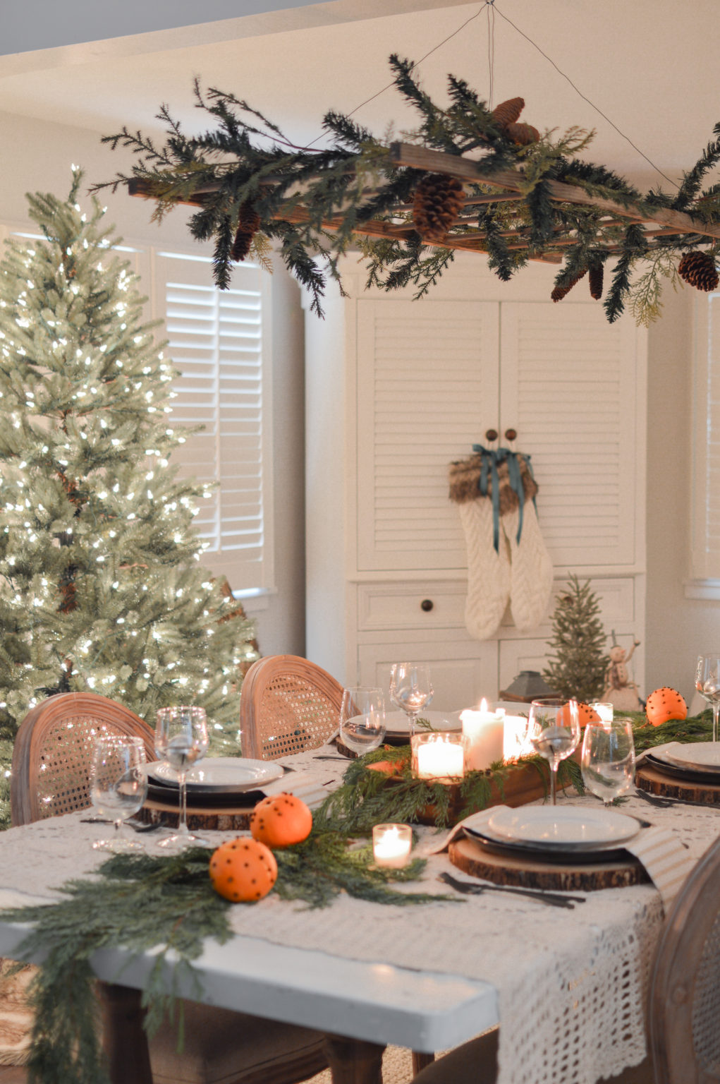 Citrus (scented) Christmas table