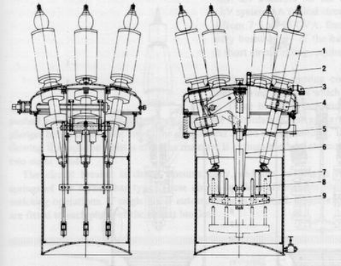 Fig. 17 dead tank oil circuit breaker