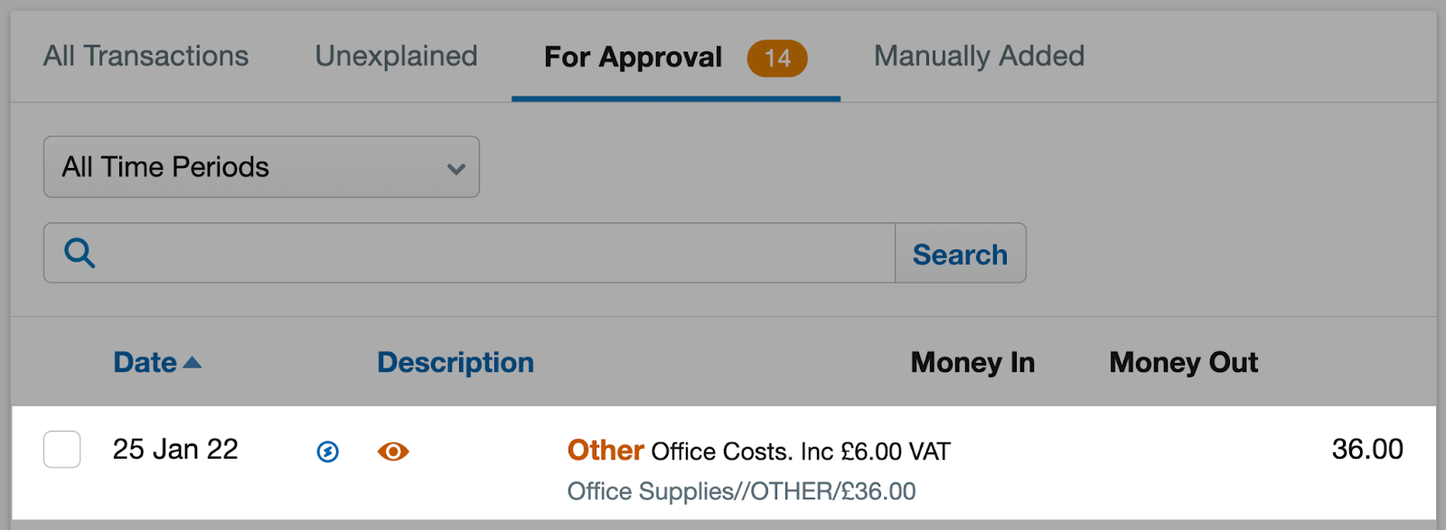 Auto Extract now matches with transactions