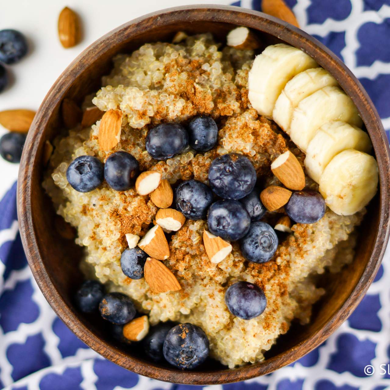 Healthy Breakfast Idea: Quinoa breakfast bowl