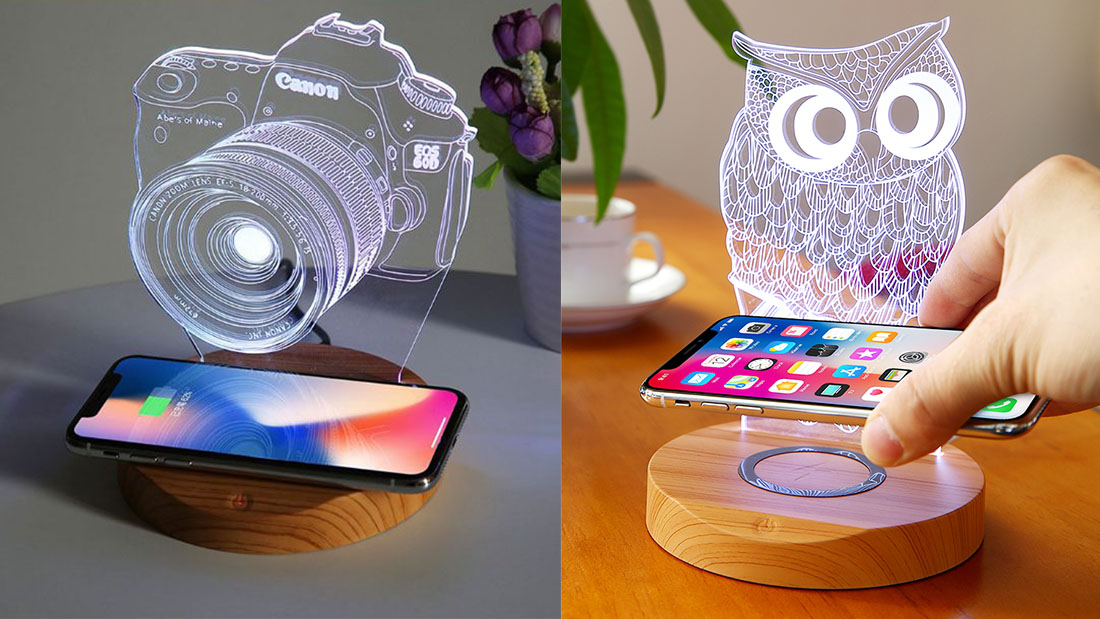 phone charger tech gifts for men charging light led as Christmas gifts for him