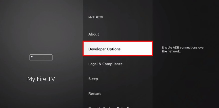 Developer option
