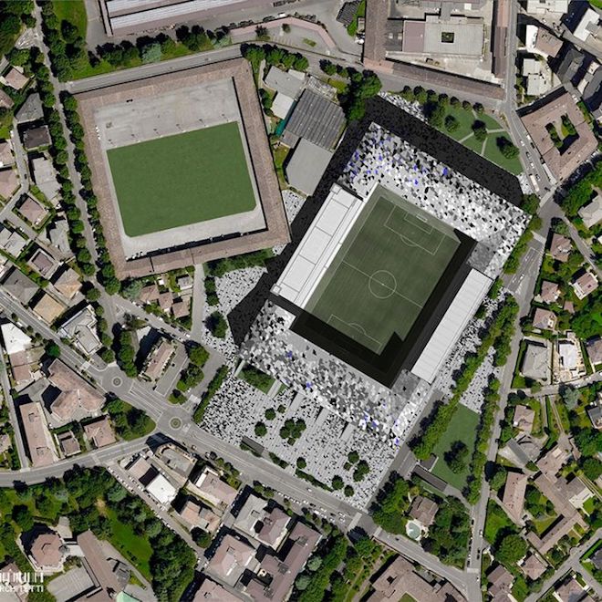 Nuovo stadio Atalanta di Bergamo