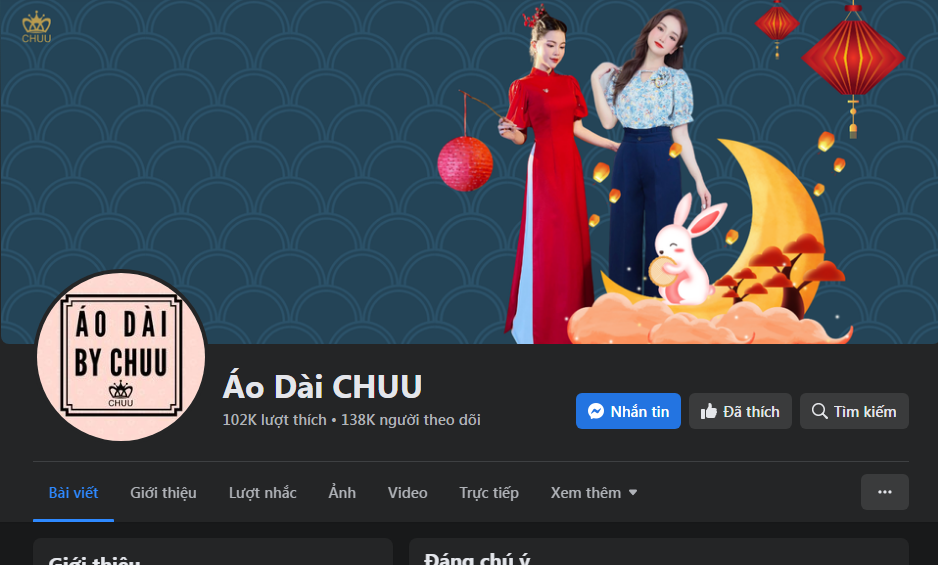 Fanpage Áo dài CHUU