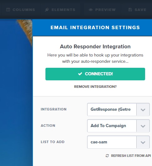 Clickfunnels Email Integration Settings