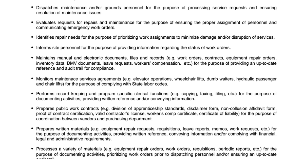 Maintenance Support Specialist Ii Google Drive