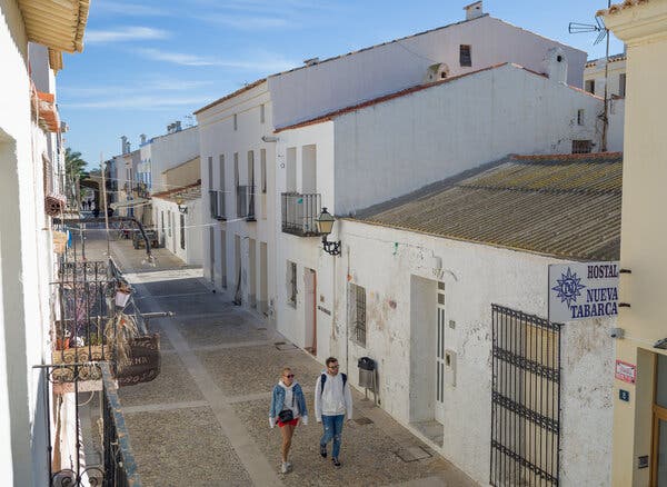 La calle principal de la isla.