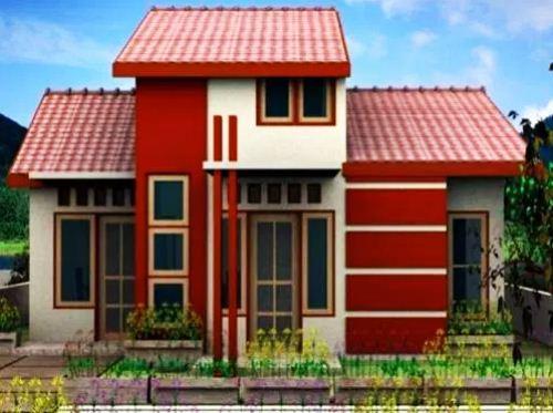 Contoh Cat Rumah Warna Merah Bata Inspirasi Rumah 