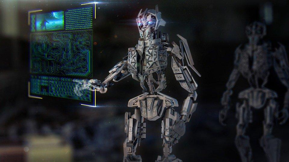 Robot, Mech, Machine, Technology, Urban, Ai