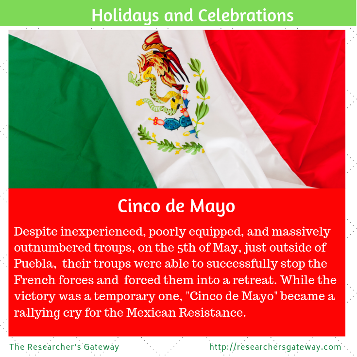 History and Celebration of Cinco de Mayo ~ The Researcher ...