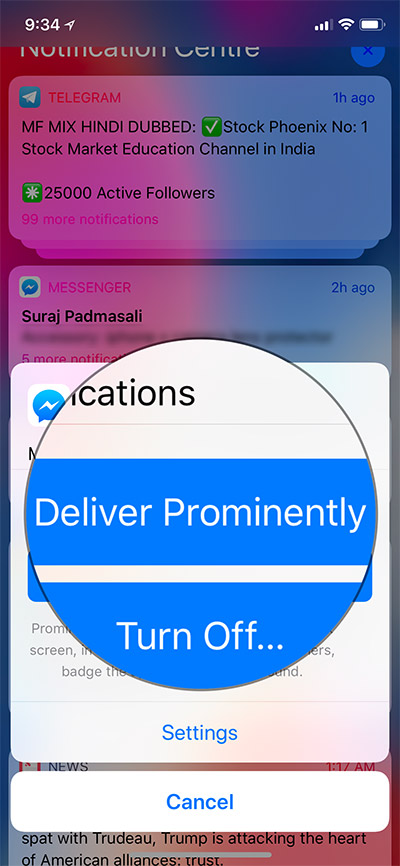  Change Notification Settings from iOS Lock Screen 12 