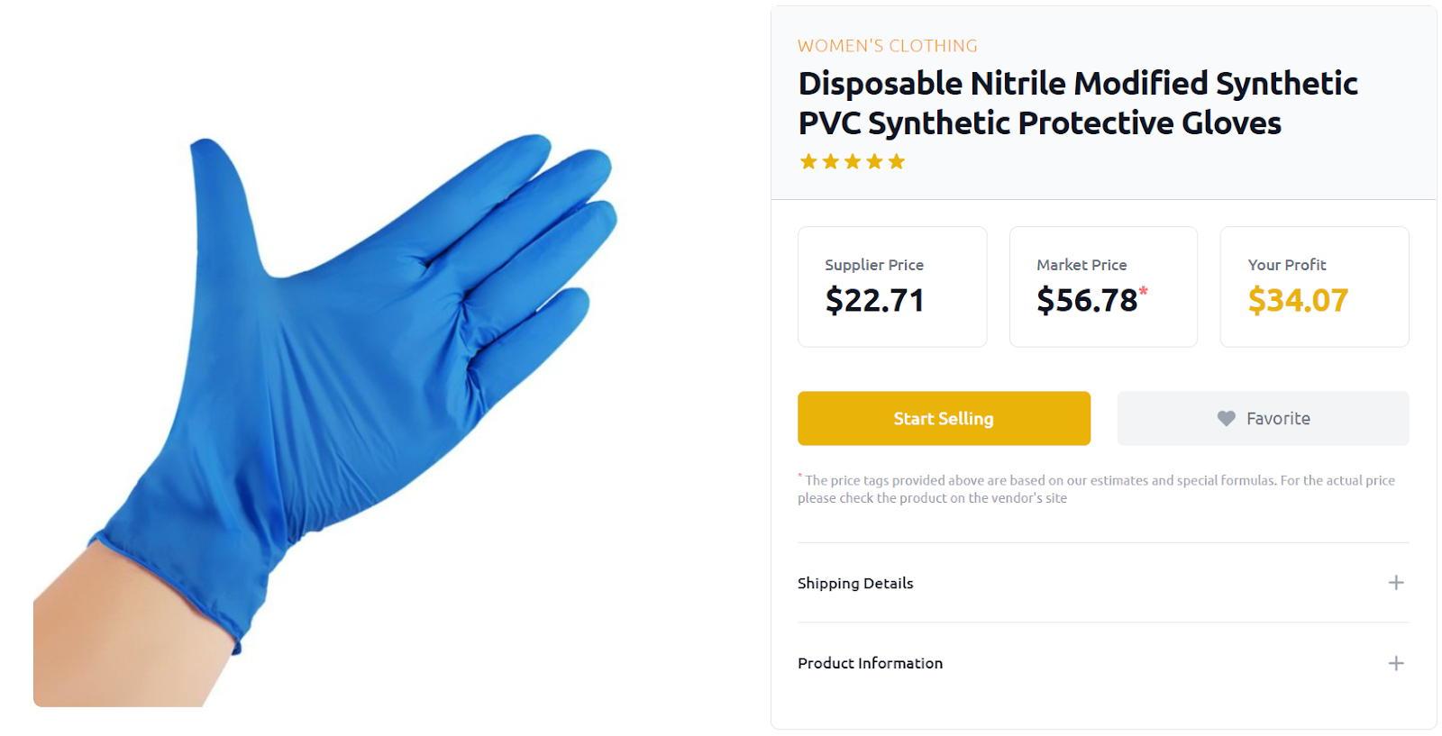 sell Disposable Waterproof Gloves