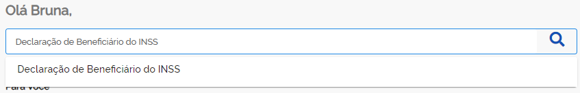 Declaração de Beneficiário do INSS