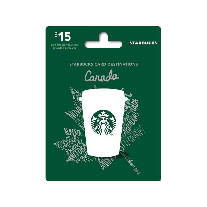 Starbucks Canada Gift Card