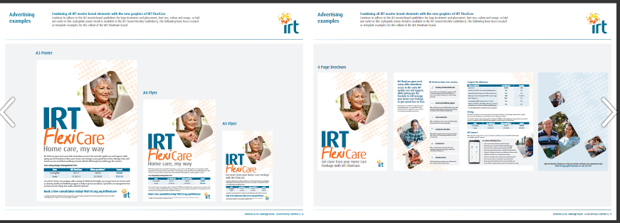 IRT FlexiCare brand guidelines
