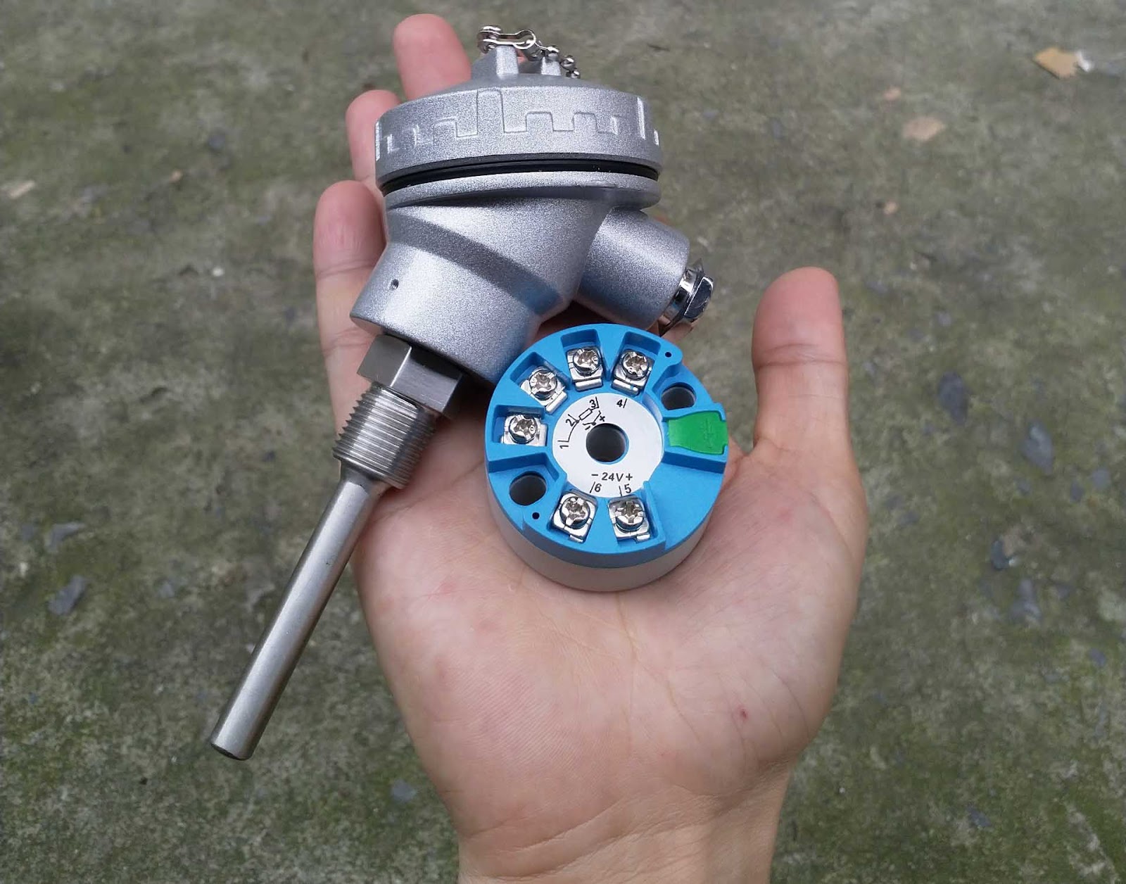 Bộ chuyển đổi Pt100, K sang 4-20mA