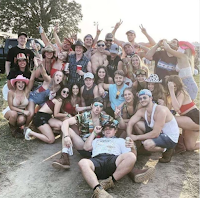 This is a typical summer day for my friend group. This picture was taken at Country Thunder, an annual music and camping festival in Twin Lakes, Wisconsin. This behavior is, at minimum, a weekly occurrence.