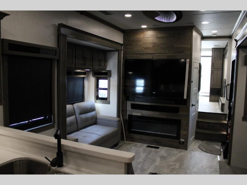 The entertainment center is perfect for tailgating.