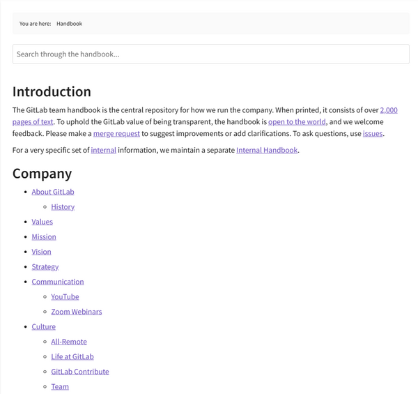 GitLab Team Handbook