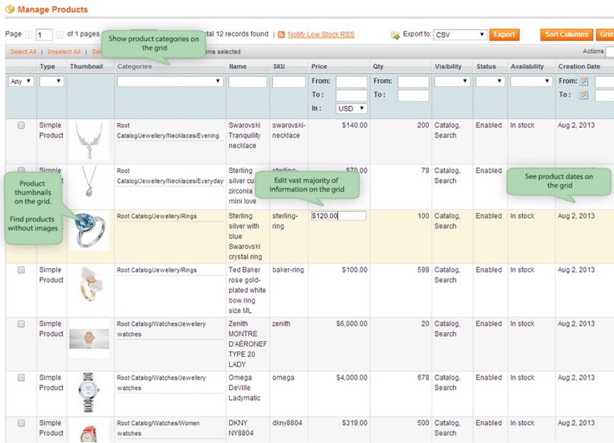 Magento Product Manager Toolkit by Amasty