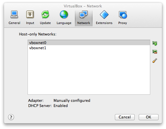 Configure Host-only Networks