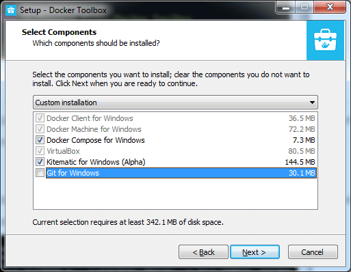 install the Docker in the Windows Operating System