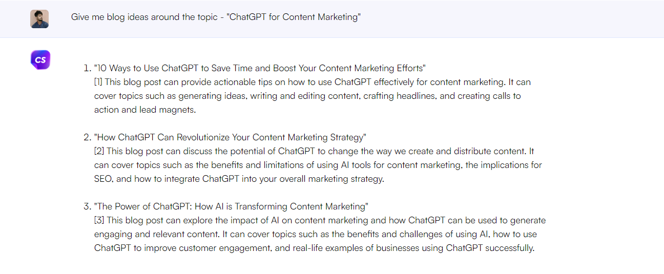 Chatsonic - ChatGPT for Content Marketing
