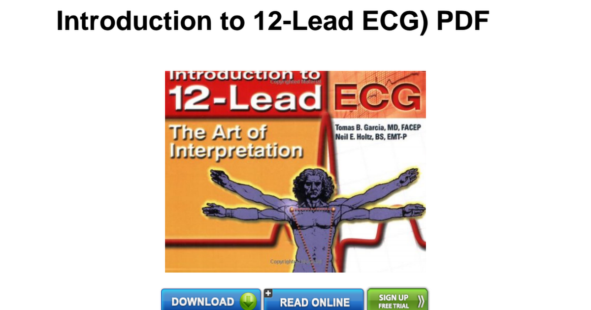 12 lead ecg art interpretation pdf free download
