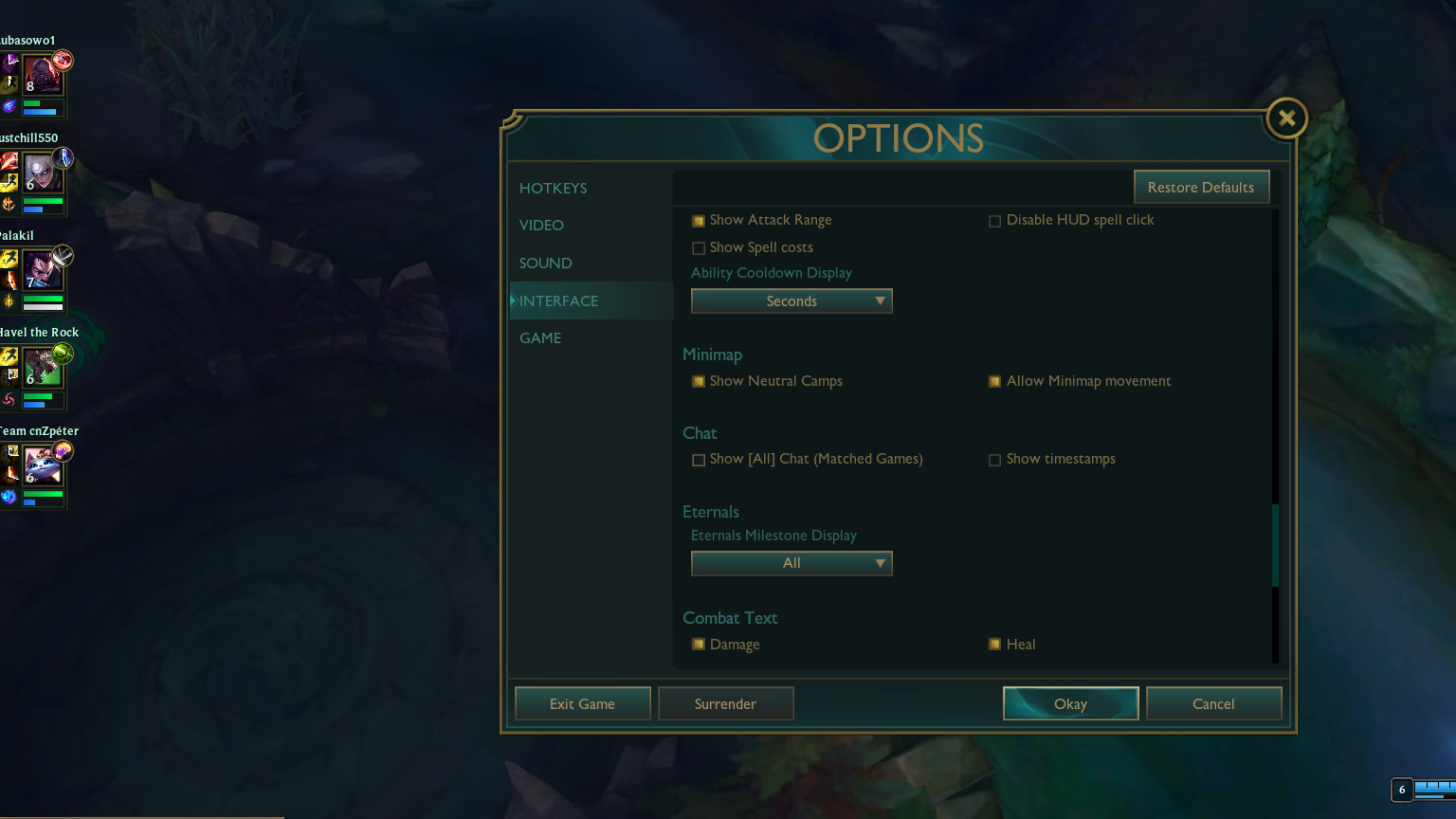 League of Legends - Disabling Chat in Replays