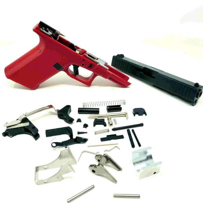 Glock 17 3D printed parts set