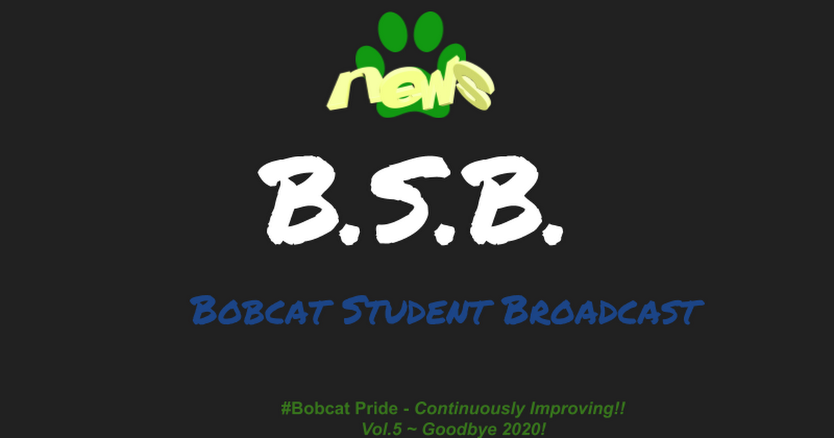  Bobcat Student Broadcast Vol. 5 .pptx