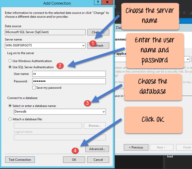 ASP.NET Database Connection