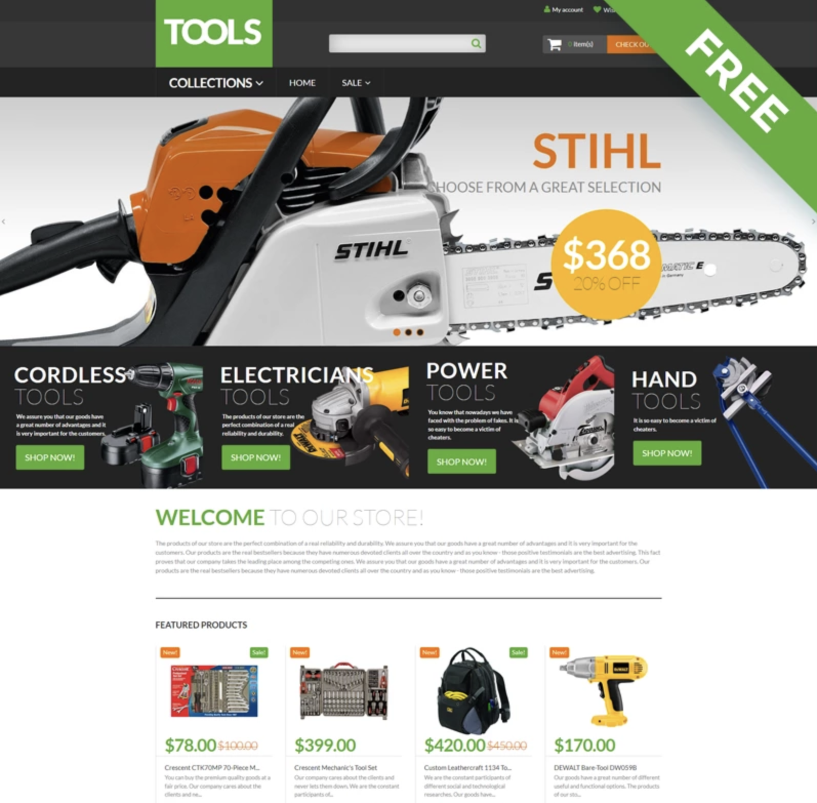 tools Shopify Theme