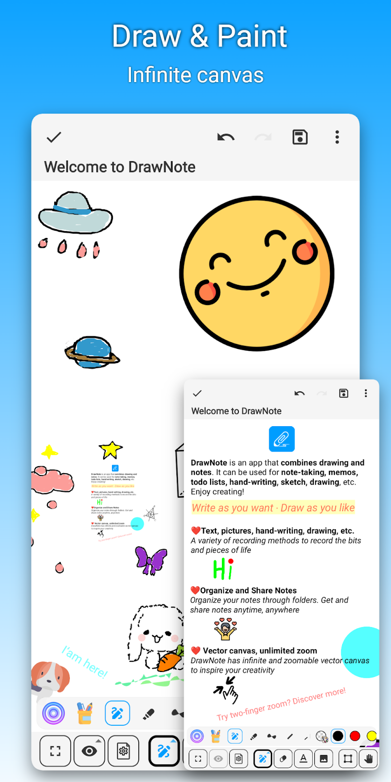 Drawnotes: Start taking notes and boost your productivity