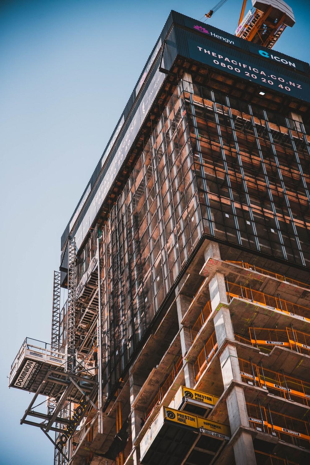 low angle photography of building