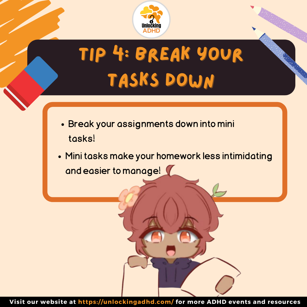 homework tips for adhd