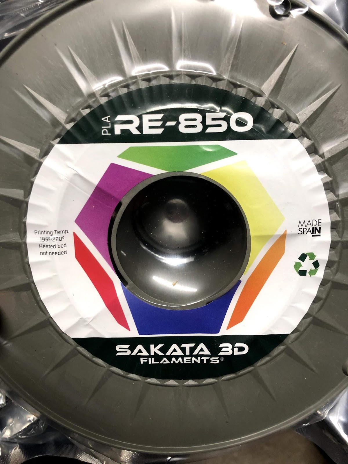 Filament PLA 3D850 Sakata 3D ARGENT - 1.75mm, 1 Kg