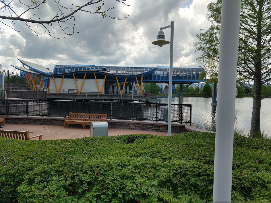 Disney World's Pop Century Resort Skyliner Gondola Station