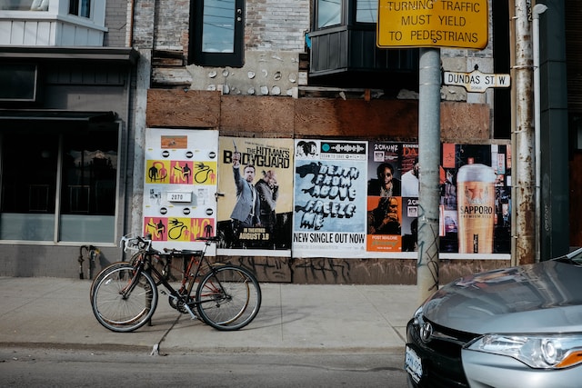 wheat paste posters