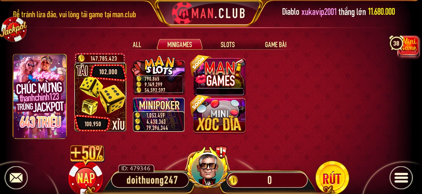Manclub Game bài đổi thưởng phái mạnh - Tải Manclub APK, IOS, PC - Ảnh 4