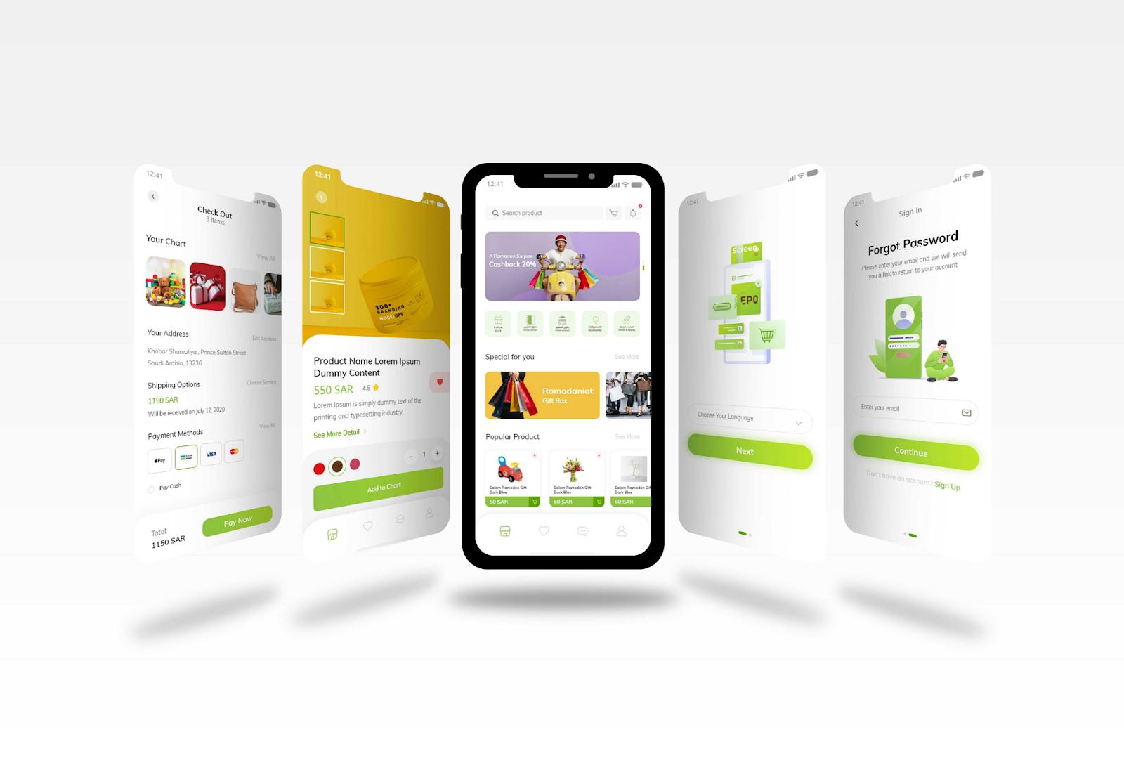 Online Shopping Application - YelloStack - Mobile Application Development Company in Saudi Arabia