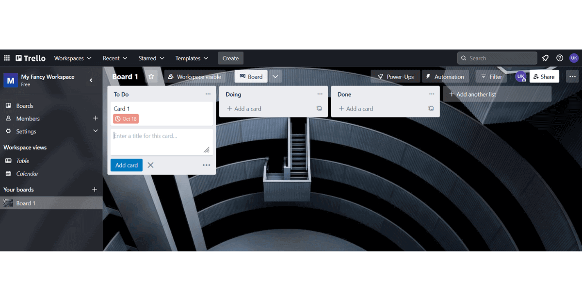 SaaS onboarding example #1 - simple and open user onboarding example