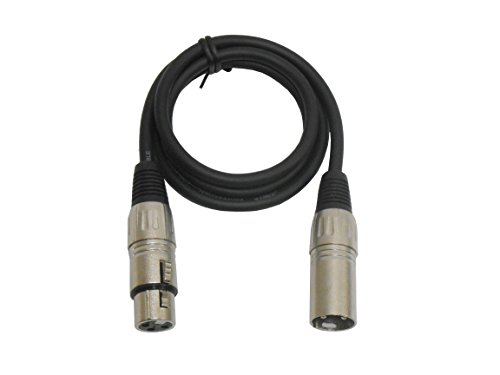 4. Audio2000'S ADC2037-P 3 ft XLR Female to XLR Male Microphone Cable