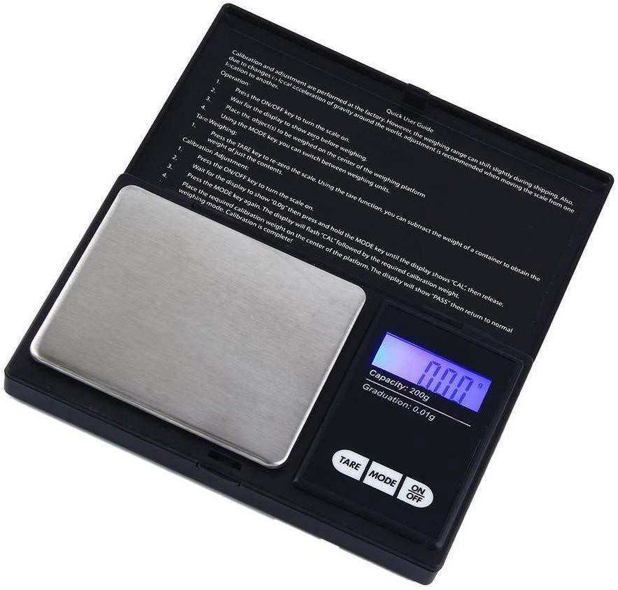 A small digital scale perfect for measuring weed by the gram, eighth, or ounce for the individual cannabis consumer.