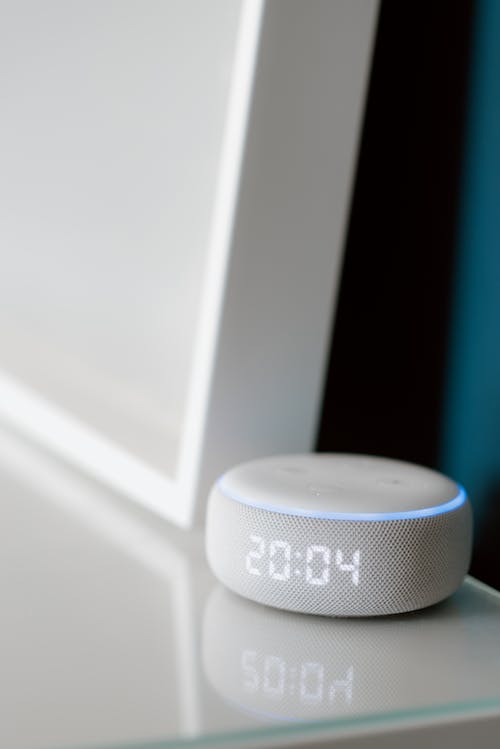 Amazon Smart Speaker on the Table
